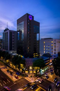 Hotel Front - Evening/Night