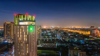 Hotel Front - Evening/Night