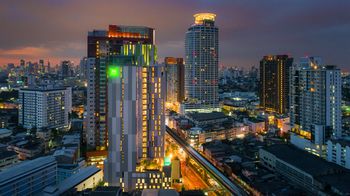 Hotel Front - Evening/Night