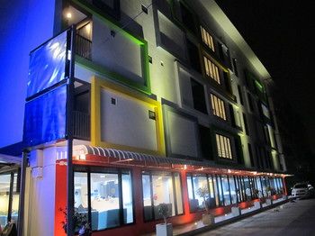 Hotel Front - Evening/Night