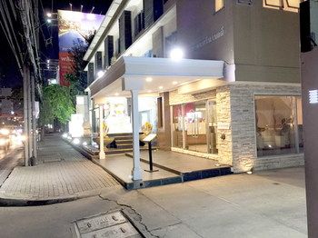 Hotel Front - Evening/Night