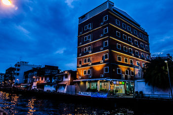 Hotel Front - Evening/Night