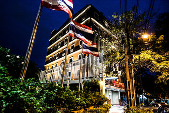 Hotel Front - Evening/Night