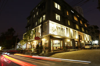 Hotel Front - Evening/Night