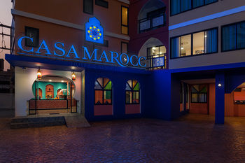 Hotel Front - Evening/Night