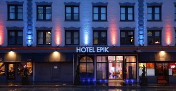 Hotel Front - Evening/Night