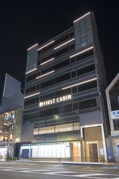 Hotel Front - Evening/Night