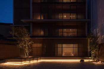 Hotel Front - Evening/Night