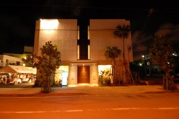 Hotel Front - Evening/Night