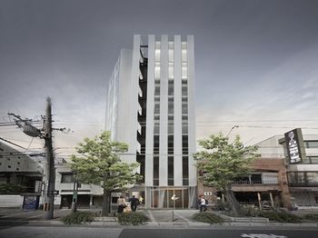 Hotel Front - Evening/Night